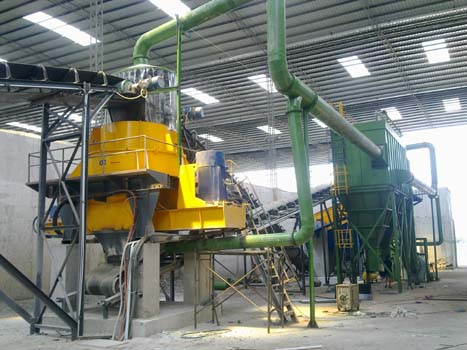 湖北黃石干混砂漿機制砂生產線布袋除塵器發貨 湖北黃石干混砂漿機制砂生產線布袋除塵器發貨